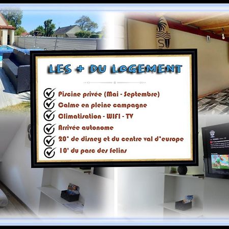 15Min De Disney, Dependance Et Piscine Privee A La Campagne Crevecoeur-en Brie المظهر الخارجي الصورة